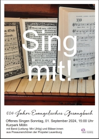 Offenes Singen: 500 Jahre evangelisches Gesangbuch