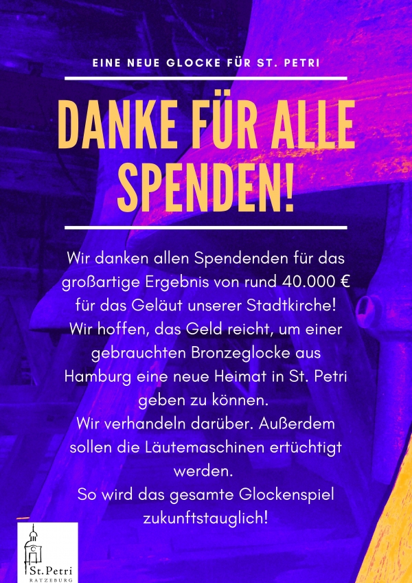 Unsere Spendenaktion &#039;&#039;Glocken&#039;&#039;